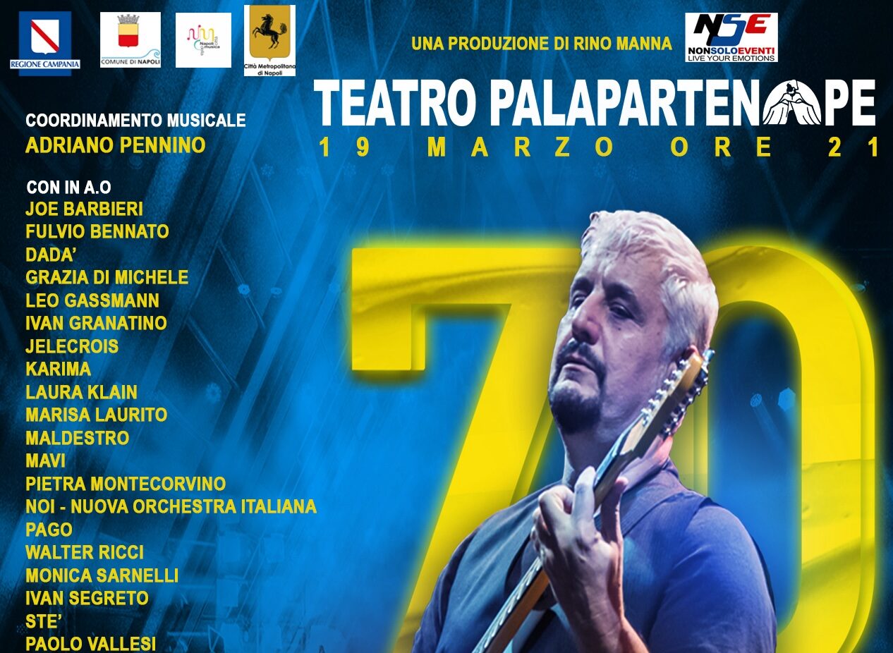 Al Palapartenope Je sto vicino a te – Memorial Pino Daniele